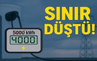 Yıllık 5000 kWh olan mesken üst sınırı 4000 kWh’a indirildi