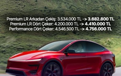 Tesla Model Y Fiyatlarına %5 Zam Geldi